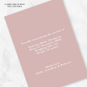 新年はこちらフォトピンク誕生のお知らせ 案内状