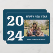 新年はっきりしたの写真 シーズンカード (正面/裏面)