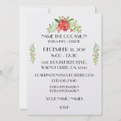 新年またはクリスマス招待状 招待状 (裏面)