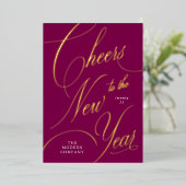 新年までの応援 箔シーズンカード (立ち正面)