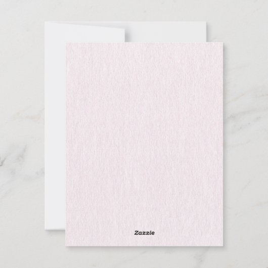 新年を楽しみに家族のお祝いピンク シーズンカード (裏面)