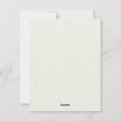 新年を楽しみに家族のお祝い緑 シーズンカード (裏面)