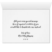 新年を祝うクリスマスホリデーカードsnow (内部横(下))