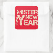 新年を祝う スクエアシール (バッグ)