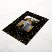 新年を祝う 箔シーズンカード (回転した状態)