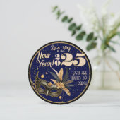 新年を祝おうパーティーグラマラスなブルーブラック (スタンド正面)