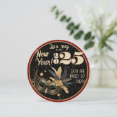 新年を祝おうパーティーグラマラス黒レッド (スタンド正面)