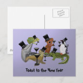 新年を祝って シーズンポストカード (正面/裏面)