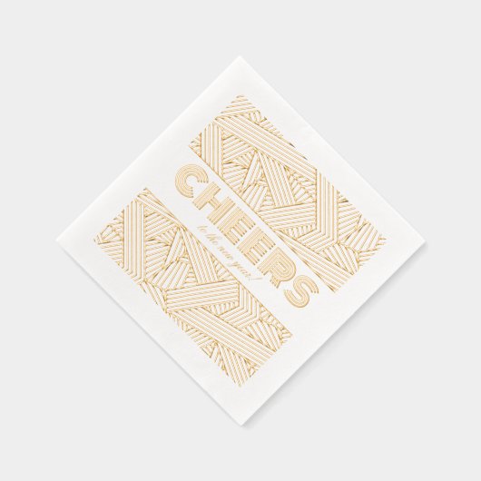 新年を祝って！ 箔ナプキン (右)