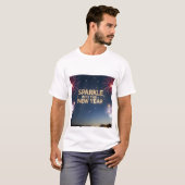 新年を輝いて迎える"フェスティバルTシャツ Tシャツ (正面フル)