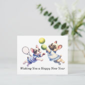 新年を迎えたいテニス シーズンポストカード (スタンド正面)