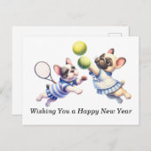 新年を迎えたいテニス シーズンポストカード (正面/裏面)