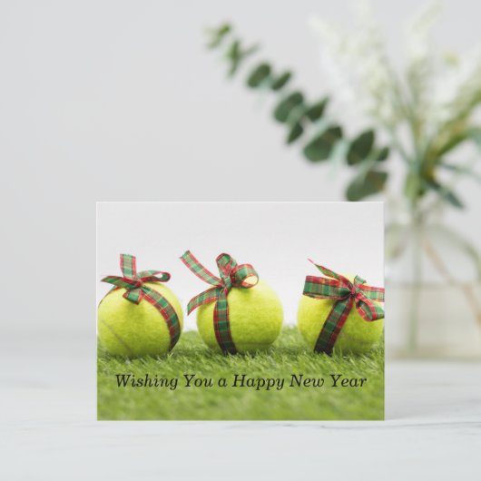 新年を迎えたいテニス シーズンポストカード (スタンド正面)