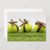 新年を迎えたいテニス シーズンポストカード (正面/裏面)