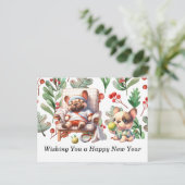 新年を迎えたいテニス シーズンポストカード (スタンド正面)