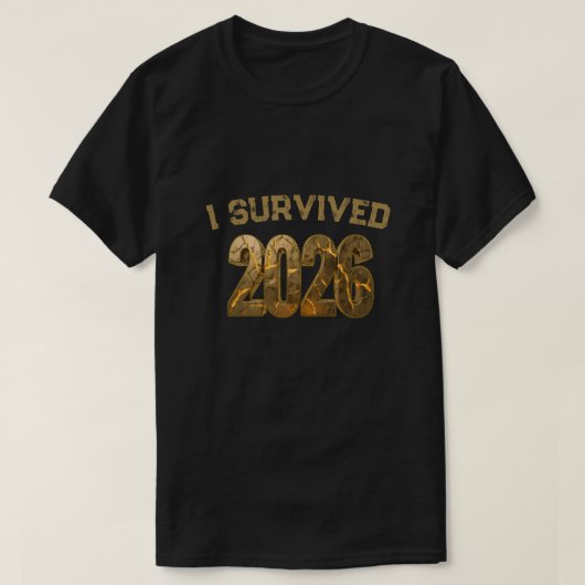 新年を迎えた2026 Tシャツ (デザイン正面)