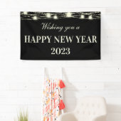 新年を迎えて嬉しい夜を過ごそう 横断幕 (インサイチュ)