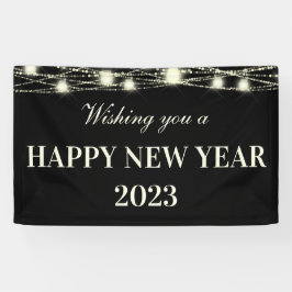 新年を迎えて嬉しい夜を過ごそう 横断幕