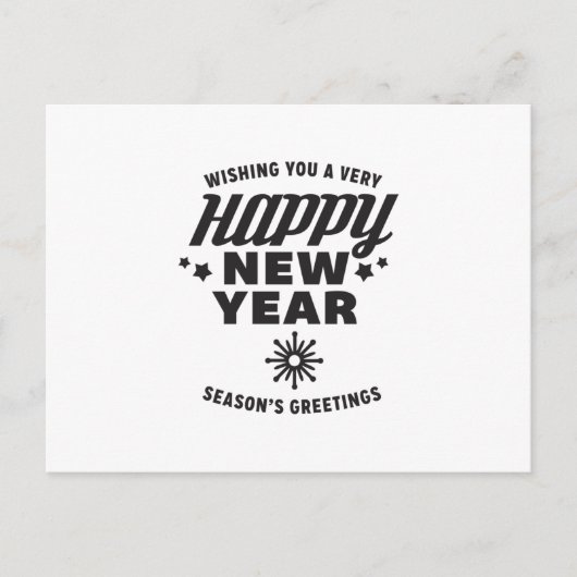 新年を迎えて ポストカード (正面)