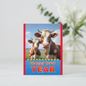 新年を迎えるお祝い ポストカード (スタンド正面)