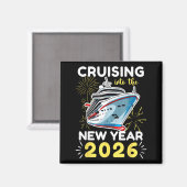 新年を迎えるクルーズ 2026 マグネット (正面/裏面)