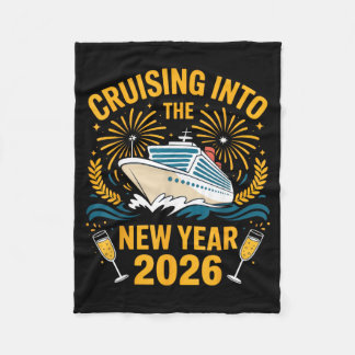 新年を迎えるクルーズ 2026 海の愛好者 慶祝 フリースブランケット
