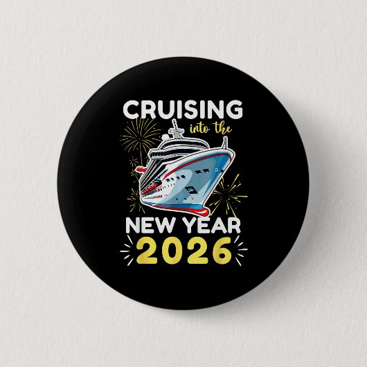 新年を迎えるクルーズ 2026 缶バッジ (正面)