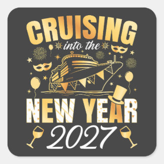 新年を迎えるクルーズ 2027 スクエアシール