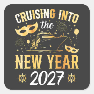 新年を迎えるクルーズ 2027 スクエアシール