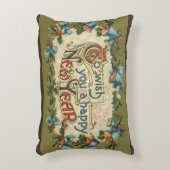 新年を迎えるヴィンテージ アクセントクッション (正面(垂直))