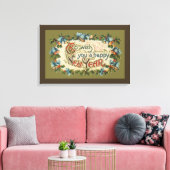 新年を迎えるヴィンテージ キャンバスプリント (インサイチュ (リビング))