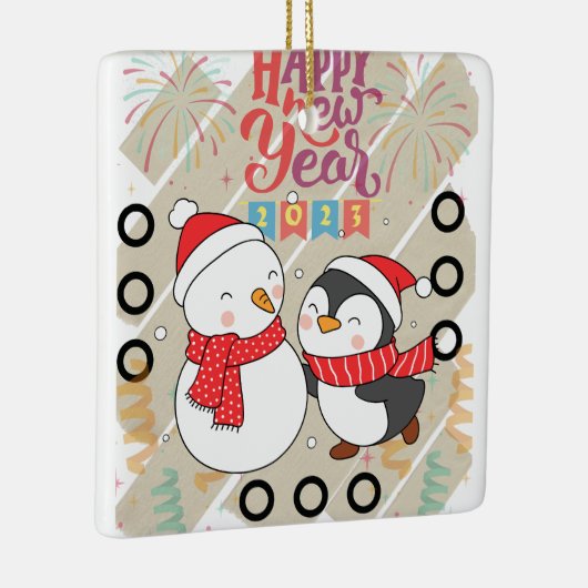 新年を迎える心の痛み セラミックオーナメント (右)