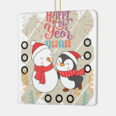 新年を迎える心の痛み セラミックオーナメント (左)