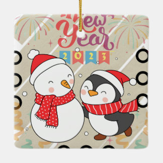 新年を迎える心の痛み セラミックオーナメント