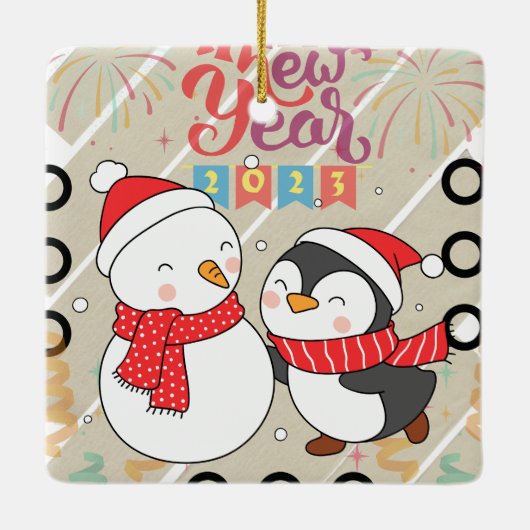 新年を迎える心の痛み セラミックオーナメント (裏面)