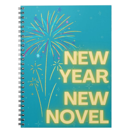 新年を迎える新作書花火大会|過去記事 ノートブック (正面)
