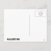 新年を迎える明るい時計 シーズンポストカード (裏面)