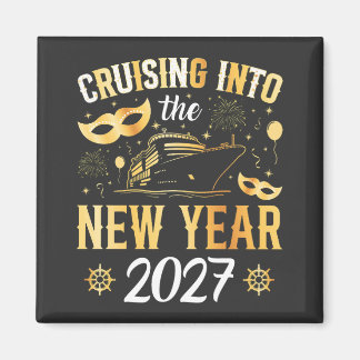 新年を迎える2027スクエア マグネット