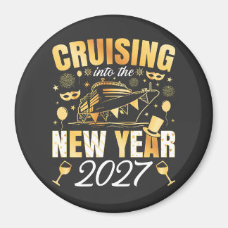 新年を迎える2027年のサークル マグネット