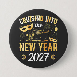 新年を迎える2027年ラウンド 缶バッジ