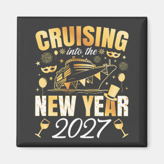 新年を迎える2027 スクエア マグネット