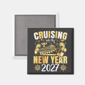 新年を迎える2027 スクエア マグネット (正面/裏面)
