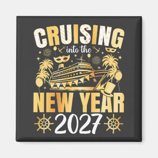 新年を迎える2027 スクエア マグネット