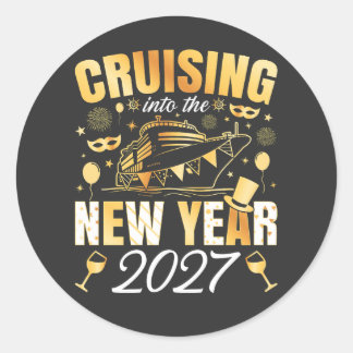 新年を迎える2027 ラウンドシール