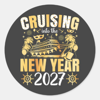 新年を迎える2027 ラウンドシール