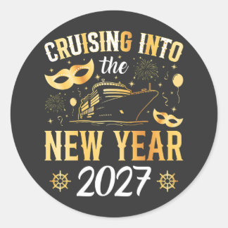 新年を迎える2027 ラウンドシール
