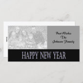 新年を迎える シーズンカード (正面/裏面)