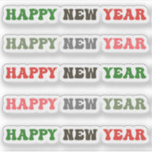 新年を迎える シール (正面)