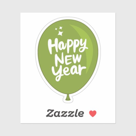 新年を迎える シール (シート)