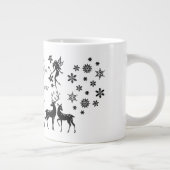 新年を迎える ジャンボコーヒーマグカップ (右)